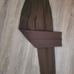 Vintage Brown Smart Pants Dress Pants